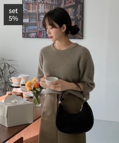 이프 어텀 울 니트 + 플린 미디스커트 여성의류쇼핑몰 달트